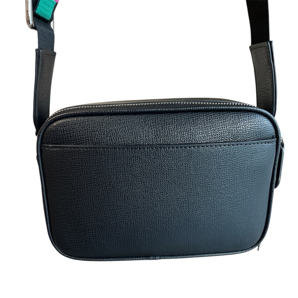 Karl Lagerfeld Black Crossbody Bag Multicolor Logo | NWT Designer Purse - Picture 6 of 9